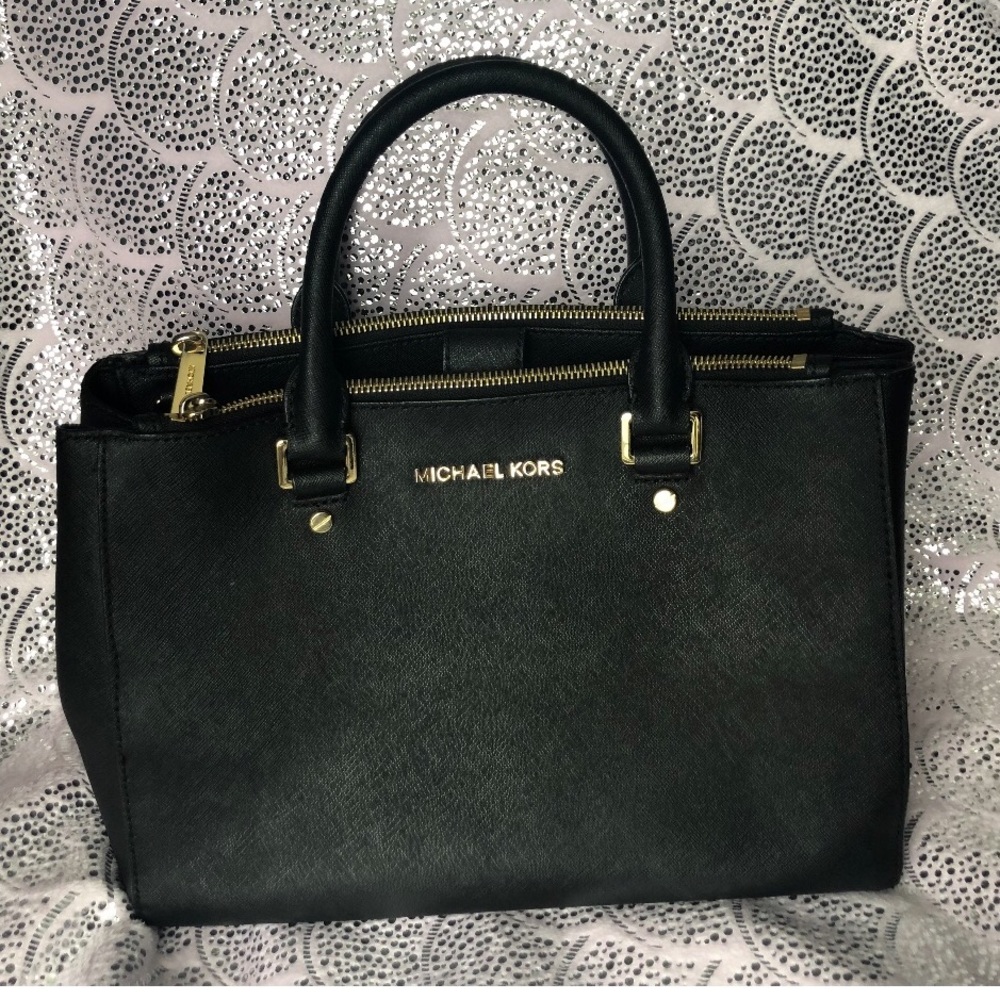 MIchael Kors Saffiano Leather Satchel